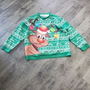 Christmas Reindeer Sweater 3xl